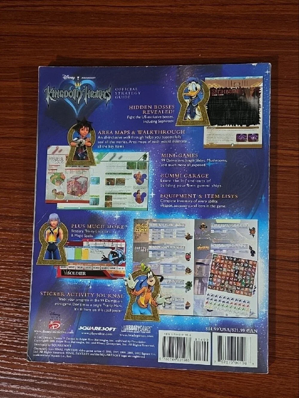 Kingdom Hearts Official Strategy Guide - Blue